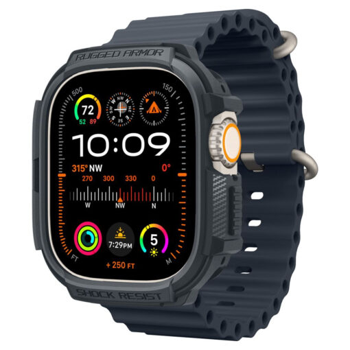 Apple Watch 49 mm rihm Rugged Armor silikoonist hall 2