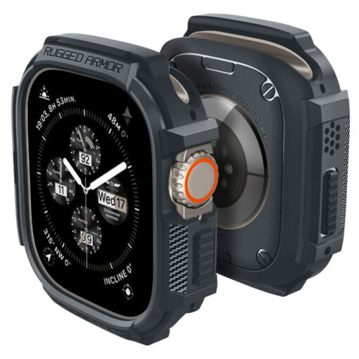 Apple Watch 49 mm rihm Rugged Armor silikoonist hall