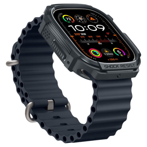 Apple Watch 49 mm rihm Rugged Armor silikoonist hall 9