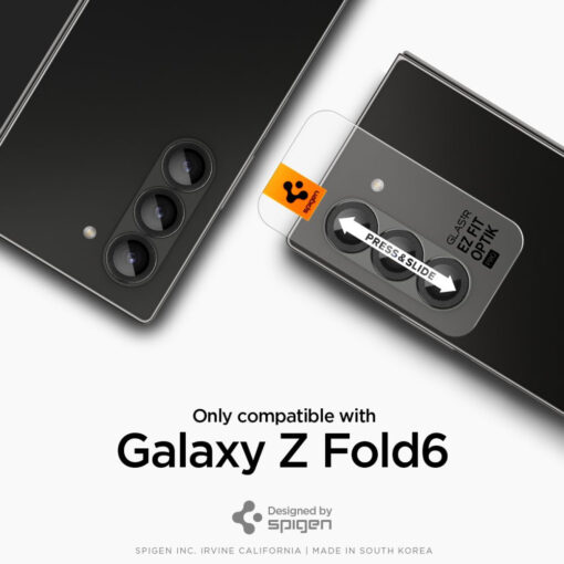 Samsung Galaxy Z Fold6 Spigen Optik.tr ez Fit kaamerakaitse must 2 tk 5