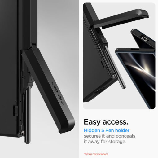 Samsung Galaxy Z Fold6 Spigen Tough Armor Pro Pen plastikust ja silikoonist must 10