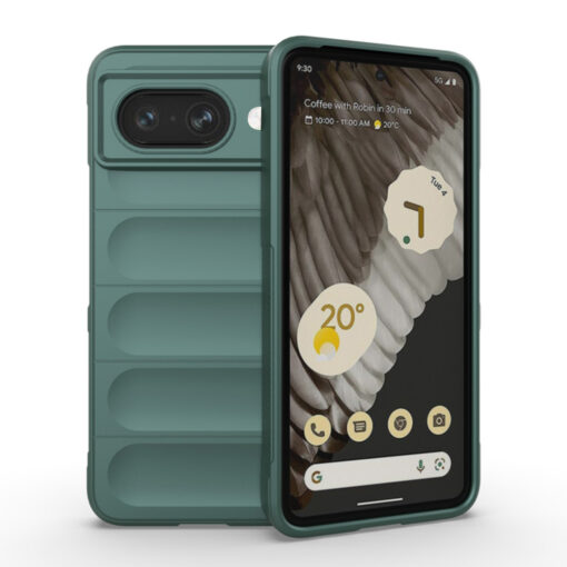 Google Pixel 8a Magic Shield umbris silikoonist Green