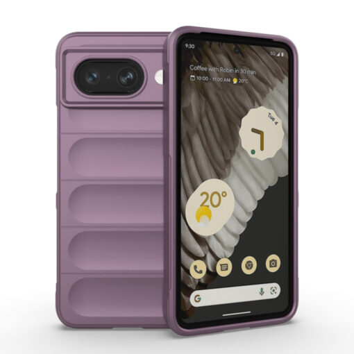 Google Pixel 8a Magic Shield umbris silikoonist Purple