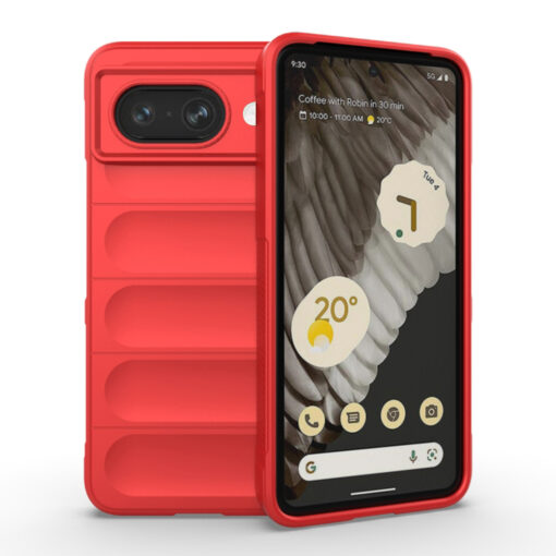 Google Pixel 8a Magic Shield umbris silikoonist Red