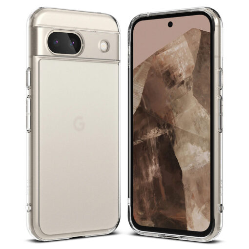 Google Pixel 8a Ringke Fusion umbris silikoonist ja plastikust Matte Clear