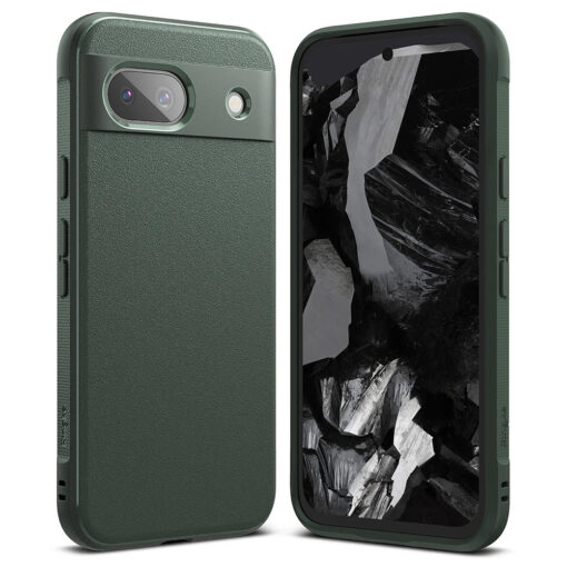 Google Pixel 8a Ringke Onyx umbris silikoonist Dark Green