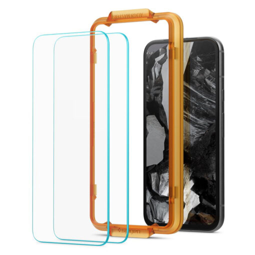 Google Pixel 8a Spigen Glas.tR Align Master kaitseklaas 2tk Clear 3