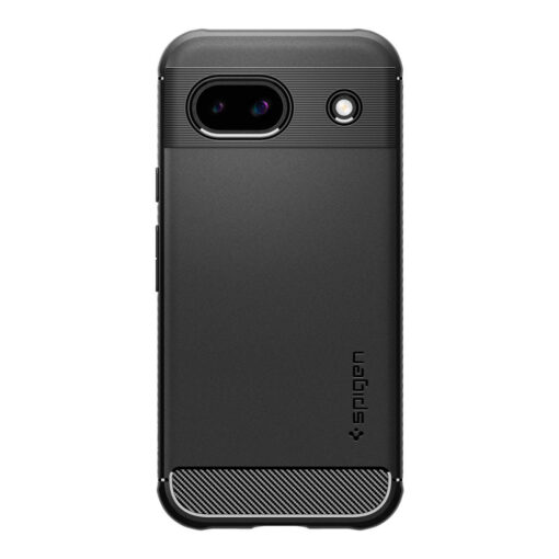 Google Pixel 8a Spigen Rugged Armor umbris silikoonist Must 2