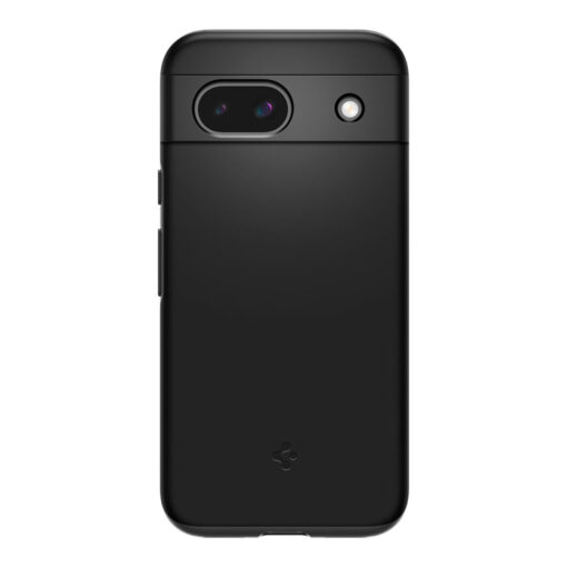 Google Pixel 8a Spigen Thin Fit umbris silikoonist Must 1