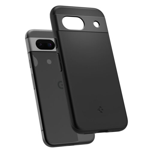 Google Pixel 8a Spigen Thin Fit umbris silikoonist Must 3