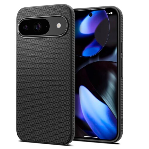 Google Pixel 9 9 Pro Spigen Liquid Air umbris silikoonist Matte Black