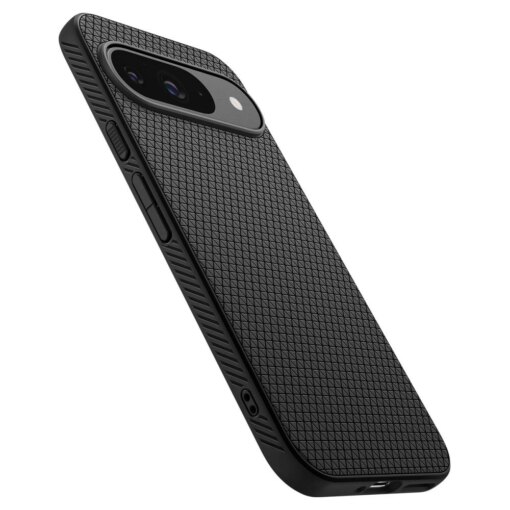 Google Pixel 9 9 Pro Spigen Liquid Air umbris silikoonist Matte Black 7