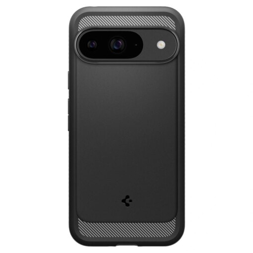 Google Pixel 9 9 Pro Spigen Rugged Armor umbris silikoonist Matte Black 1