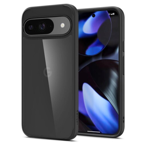 Google Pixel 9 9 Pro Spigen Ultra Hybrid umbris silikoonist servade ja plastikust tagusega Matte Black 1