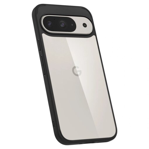 Google Pixel 9 9 Pro Spigen Ultra Hybrid umbris silikoonist servade ja plastikust tagusega Matte Black 8