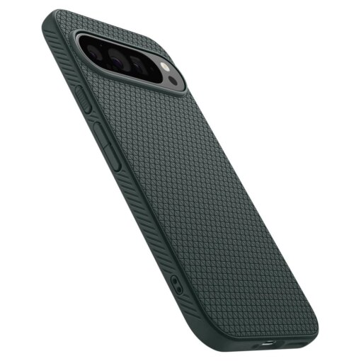 Google Pixel 9 Pro XL Spigen Liquid Air umbris silikoonist Abyss Green 8