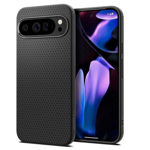 Google Pixel 9 Pro XL Spigen Liquid Air umbris silikoonist Matte Black