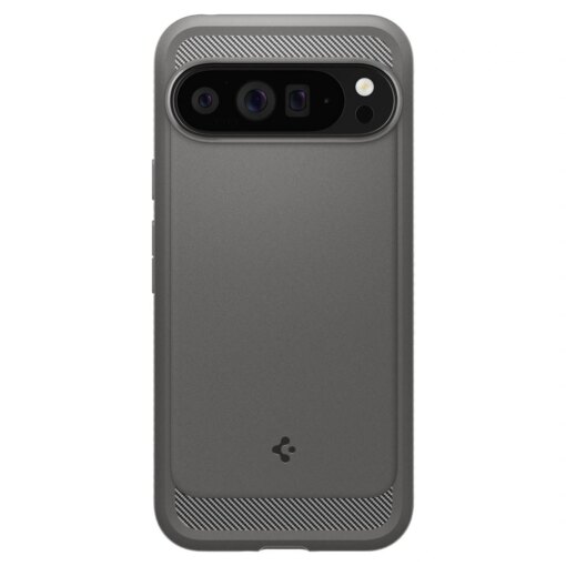 Google Pixel 9 Pro XL Spigen Rugged Armor umbris silikoonist Marble Grey 1