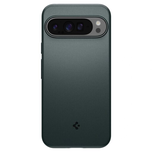 Google Pixel 9 Pro XL Spigen Thin Fit umbris silikoonist Abyss Green 1