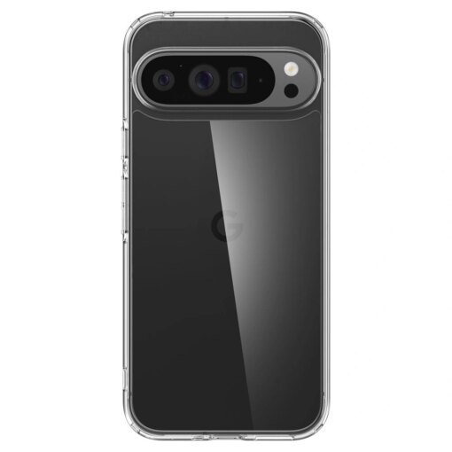 Google Pixel 9 Pro XL Spigen Ultra Hybrid umbris silikoonist servade ja plastikust tagusega Crystal Clear 7