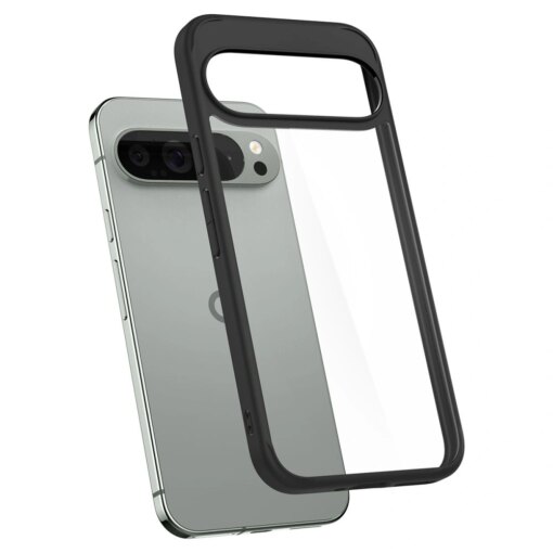 Google Pixel 9 Pro XL Spigen Ultra Hybrid umbris silikoonist servade ja plastikust tagusega Matte Black 10