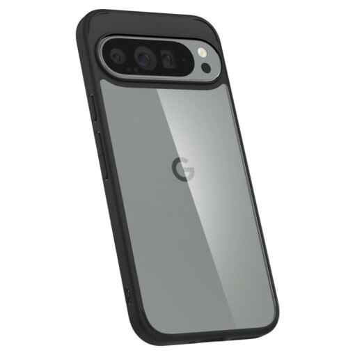 Google Pixel 9 Pro XL Spigen Ultra Hybrid umbris silikoonist servade ja plastikust tagusega Matte Black 11