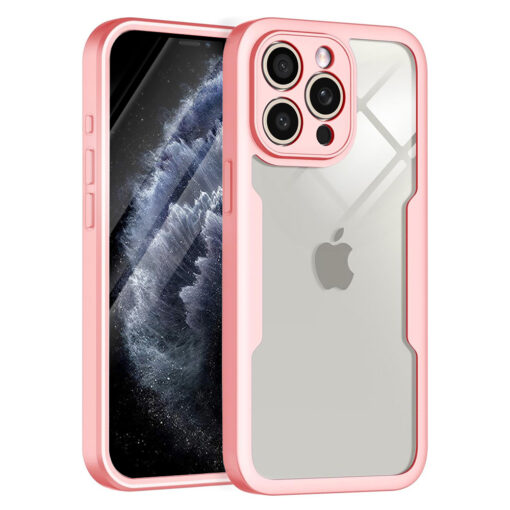 iPhone 11 Pro 360° CV silikoonumbris roosa