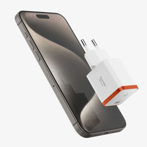 Spigen EE301EU seinadapter Arcstation Essential USB C 30W valge 2