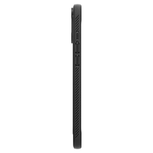 iPhone 16 PLUS Spigen Rugged Armor MagSafe umbris silikoonist Matte Black 6