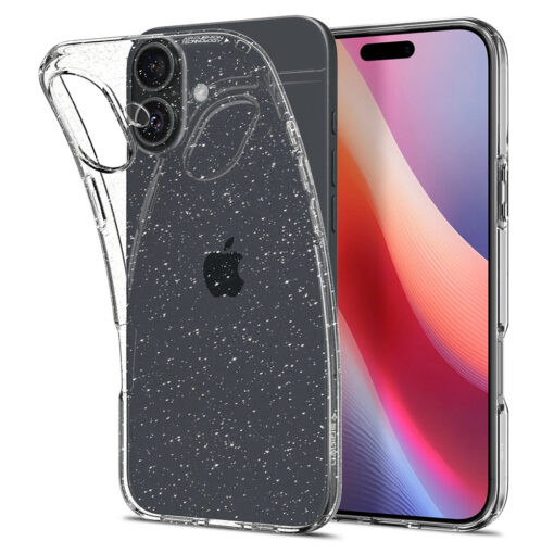 iPhone 16 PLUS umbris Spigen Liquid Crystal silikoonist labipaistev sadelev