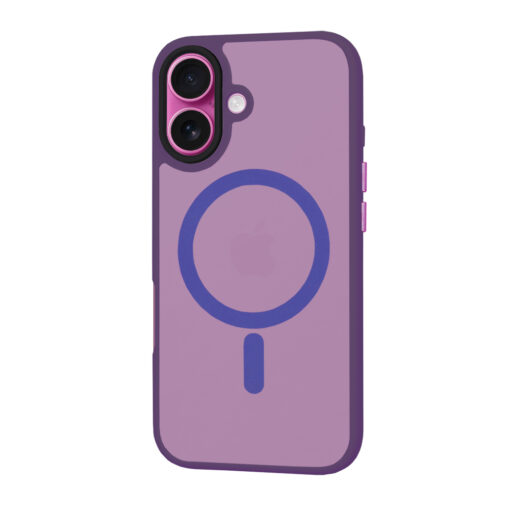 iPhone 16 PLUS umbris silikoonist HaloFrost MagSafe Deep Purple 2