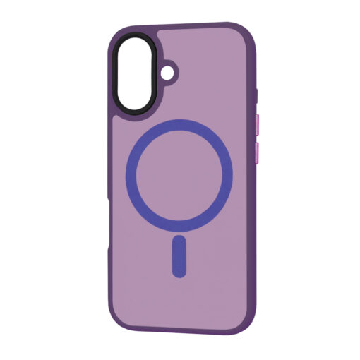 iPhone 16 PLUS umbris silikoonist HaloFrost MagSafe Deep Purple 3