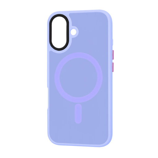 iPhone 16 PLUS umbris silikoonist HaloFrost MagSafe Light Purple 2