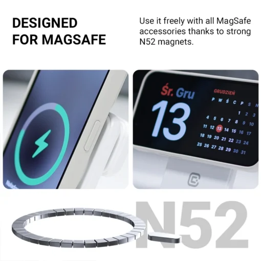 iPhone 16 PRO MAX Crong umbris MagSafe silikoonist must 3