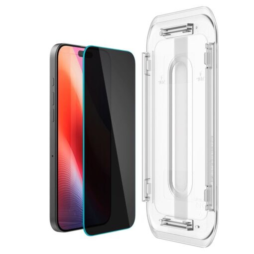 iPhone 16 PRO MAX kaitseklaas privaatsusfiltriga Spigen GLAS.tR ez Fit 1