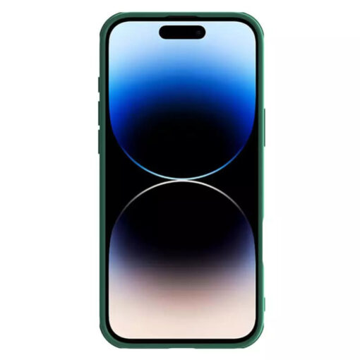 iPhone 16 PRO MAX umbris Nillkin CamShield PRO plastikust taguse ja silikoonist raamiga green 4