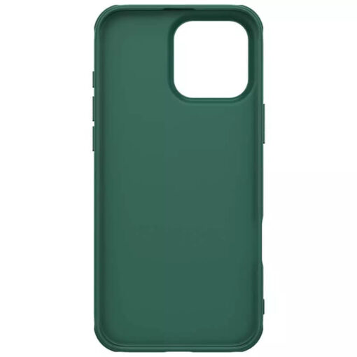 iPhone 16 PRO MAX umbris Nillkin Super Frosted Shield Pro plastikust taguse ja silikoonist raamiga deep green 1