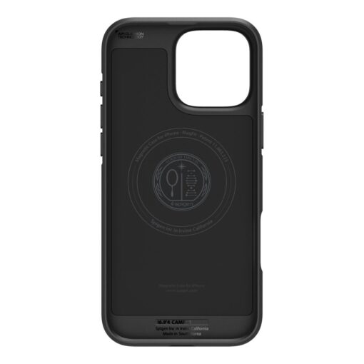iPhone 16 PRO MAX umbris Spigen Core Armor MagSafe plastikust taguse ja silikoonist raamiga must 1