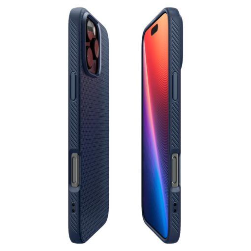 iPhone 16 PRO MAX umbris Spigen Liquid Air silikoonist navy blue 4