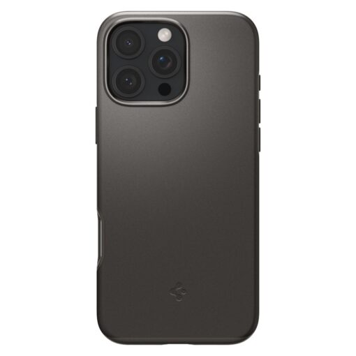 iPhone 16 PRO MAX umbris Spigen Thin Fit silikoonist gunmetal 2