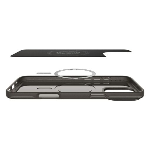 iPhone 16 PRO MAX umbris Spigen Thin Fit silikoonist gunmetal 5