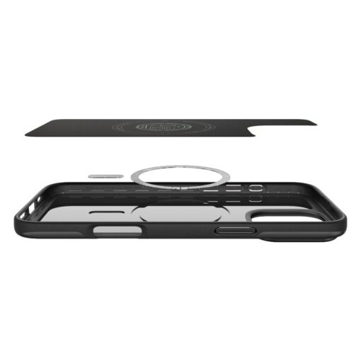 iPhone 16 PRO MAX umbris Spigen Thin Fit silikoonist must 5