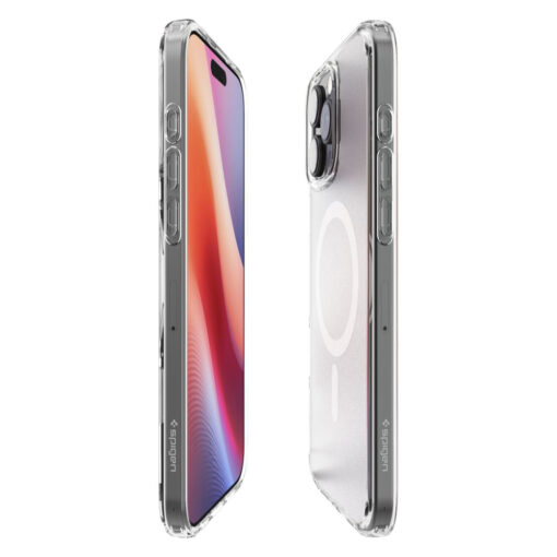 iPhone 16 PRO MAX umbris Spigen Ultra Hybrid MagSafe plastikust taguse ja silikoonist raamiga labipaistev 3