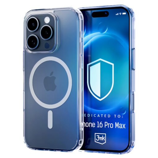 iPhone 16 PRO MAX umbris silikoonist 3mk MagCase labipaistev