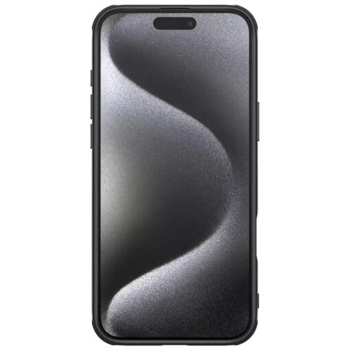 iPhone 16 PRO umbris Nillkin Super Frosted Shield Pro plastikust taguse ja silikoonist raamiga black 5