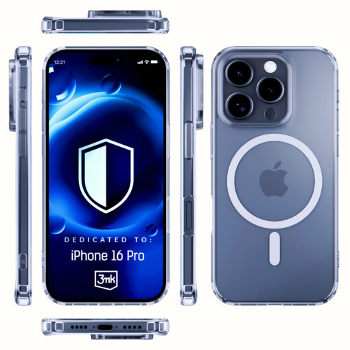 iPhone 16 PRO umbris silikoonist 3mk MagCase labipaistev 2