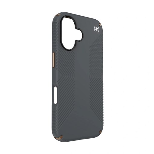 iPhone 16 umbris Speck Presidio2 Grip silikoonist ja plastikust PROnks ja hall 2