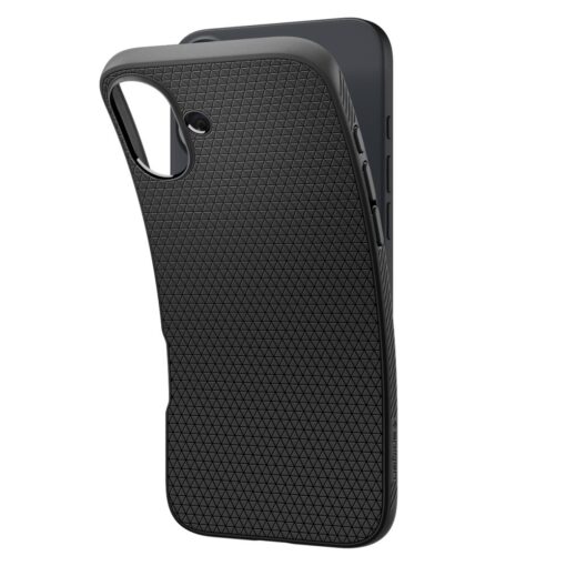 iPhone 16 umbris Spigen Liquid Air silikoonist matte black 2