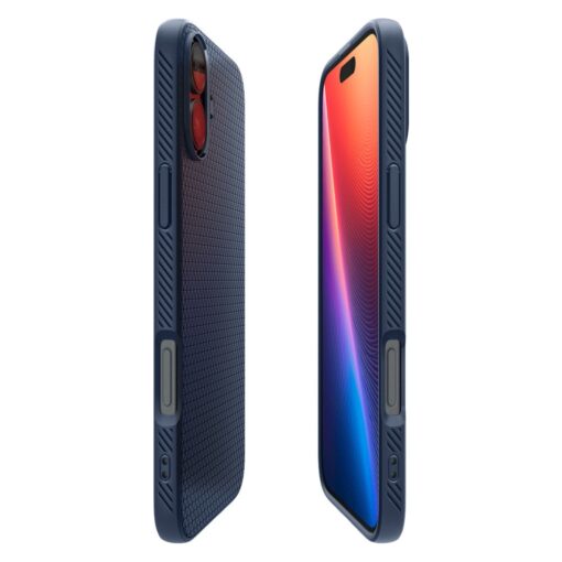 iPhone 16 umbris Spigen Liquid Air silikoonist navy blue 5