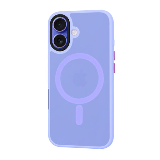 iPhone 16 umbris silikoonist HaloFrost MagSafe Light Purple 2